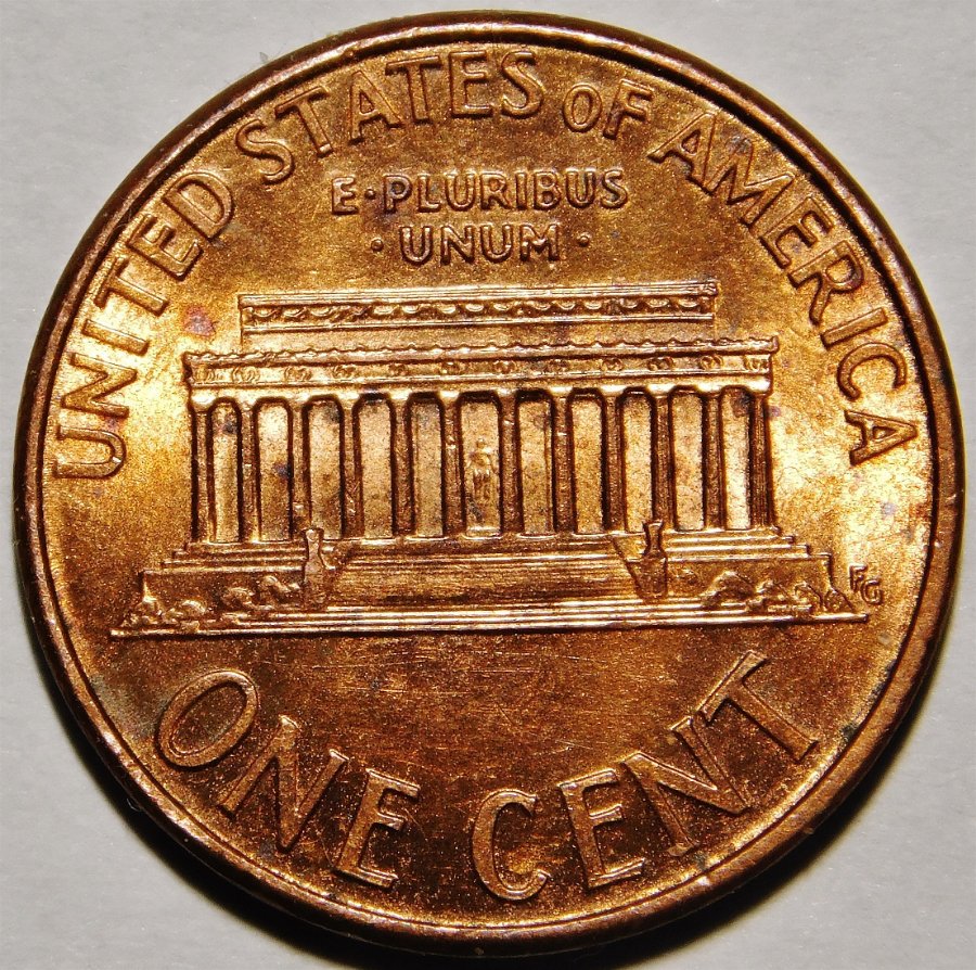 1999-Lincoln-Memorial-Spike-Head-Cent