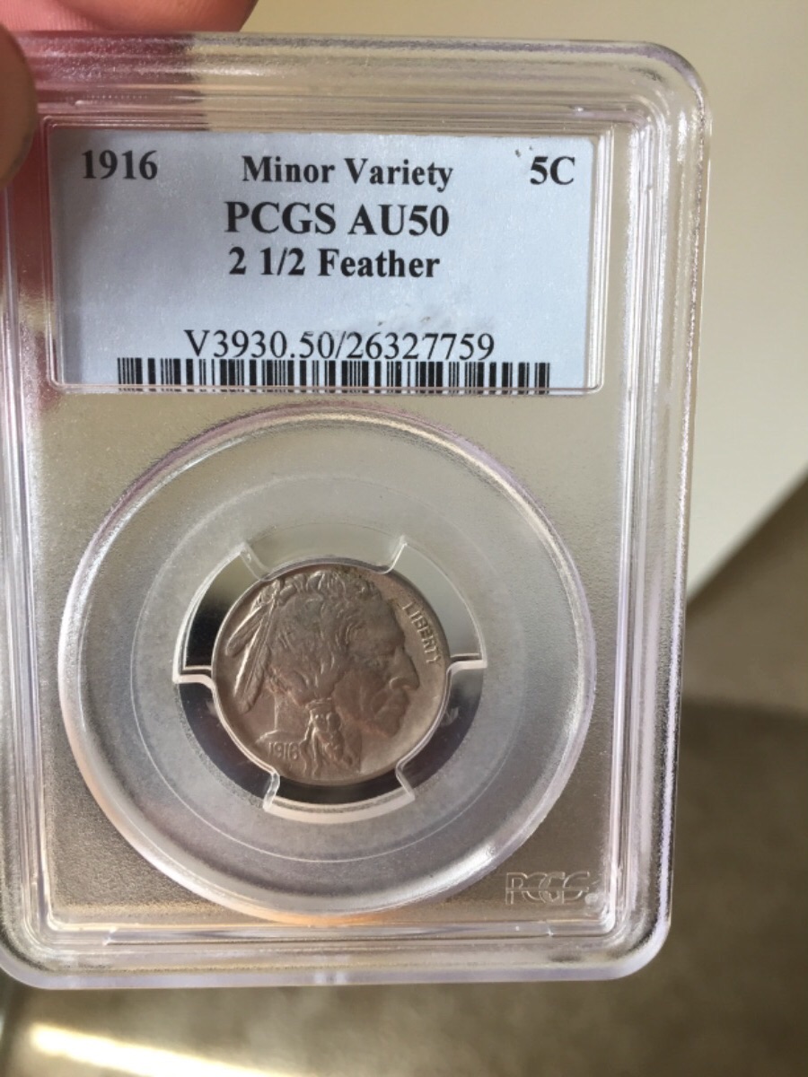 1916-Buffalo-Nickel-2-1/2-Feathers