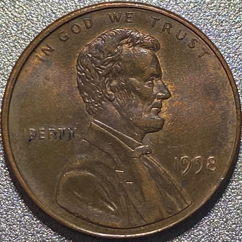 1998-Lincoln-Cent-Font-Error---Grease-Strike-Through-Liberty