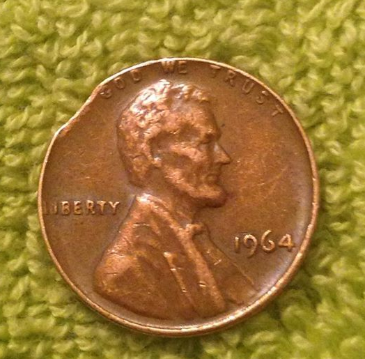 1964-Lincoln-Cent.-Error-Or-Damage?