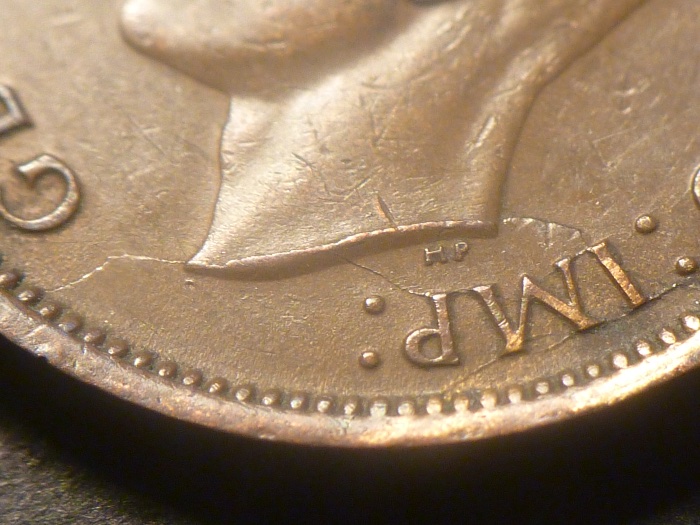 George-VI-1937-1952-1-Cent-Major-Die-Cracks