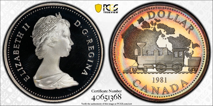 1981-Trans-Canada-Railway-Commemorative-Proof-Dollar