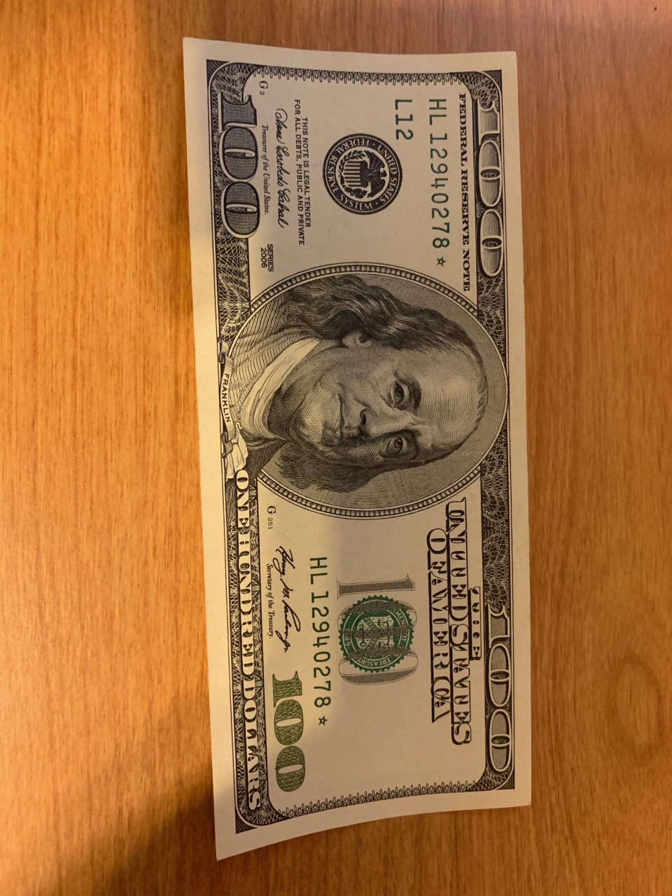 2006-Series-$100-Star-Note