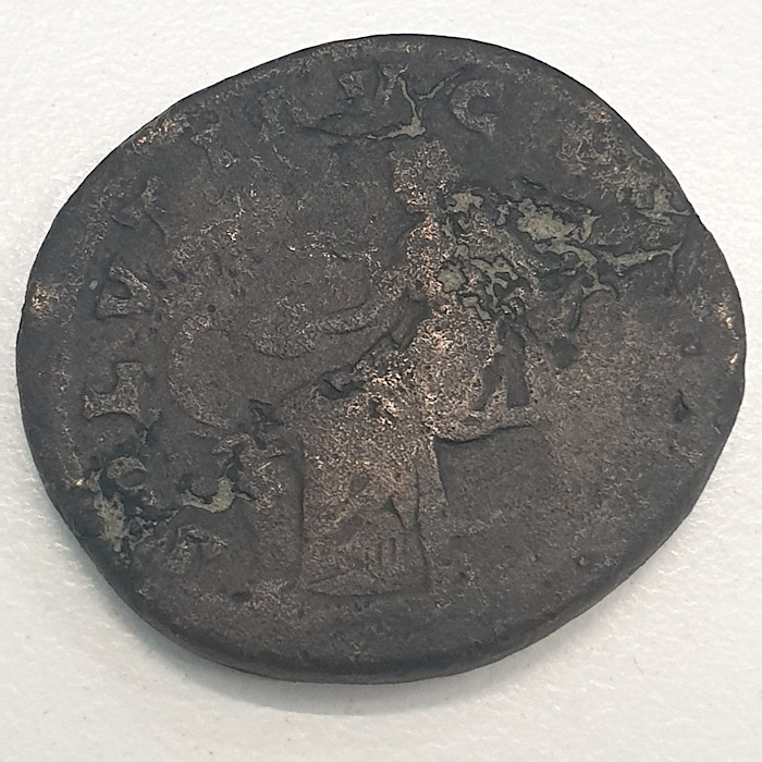 Roman-Sesterce,-Faustina-Maybe?