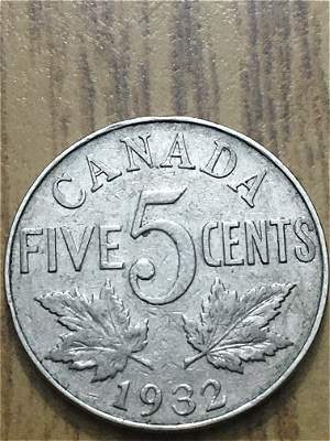 1932-5-Cent-For-Grading