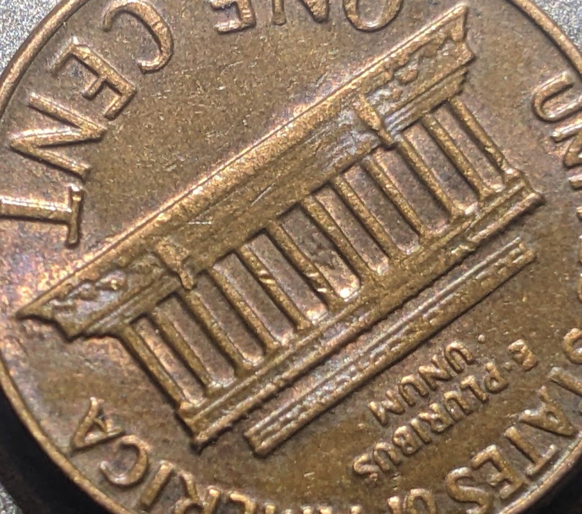 1996-Penny-With-Weird-Lettering-And-Symbols-Is-It-A-Error