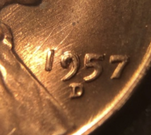 1957-D--LWC-DDO/RPM!!