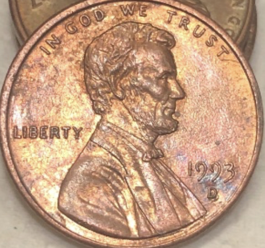 1993-D-Lincoln-Cent/-Spend-It-Or-2x2-Card-It?