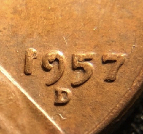 1957-D-LWC-Strange-1-On-Date,-Probably-Die-Chip-Like-In-The-9-&-5?