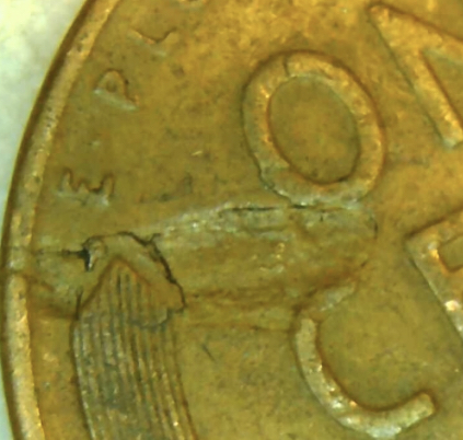1941-S-LWC-Many-Errors?!-Cracked-Planchet,-Wheat-Stalk-Tear,-Strike-Thru?