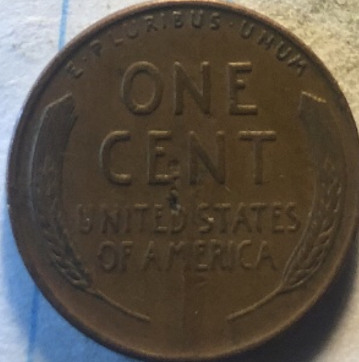 1946-Lincoln-Wheat-Cent---Multiple-Lamination-Errors/Peeling/Cracked/Lamination-Flap