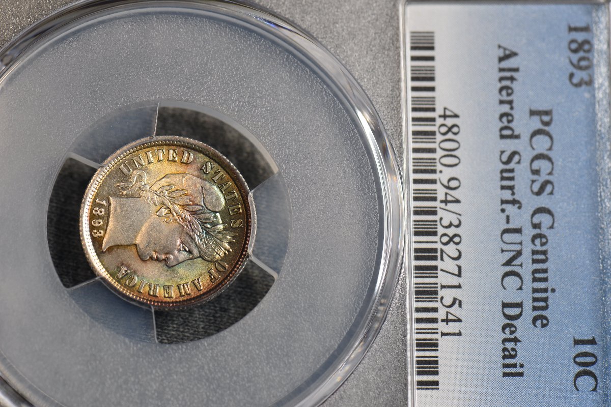 1893-Barber-Dime-For-Grading