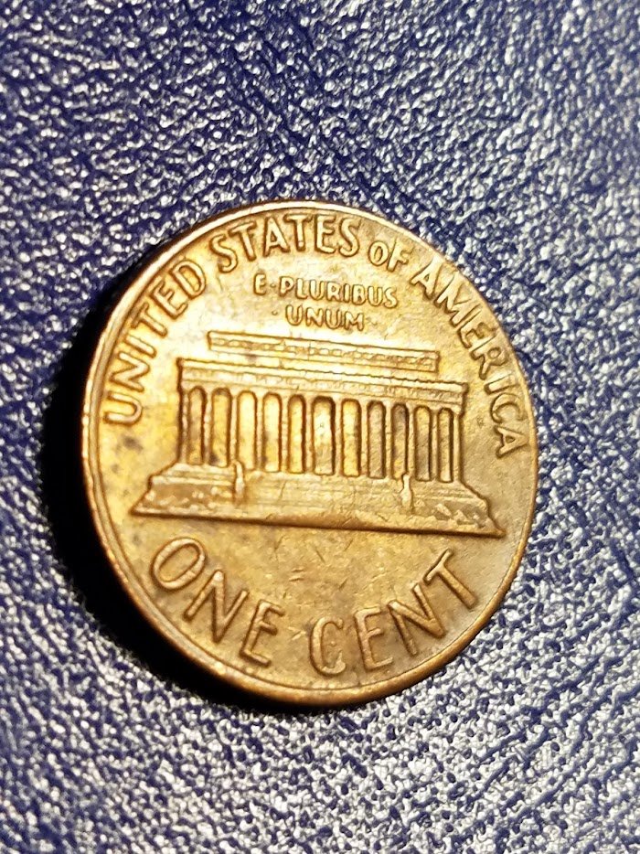 1969-D-Penny-Off-Center-Strike-And-Floating-Roof-Error
