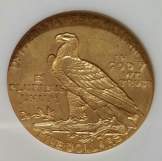 1910-$5-Indian-For-Grading