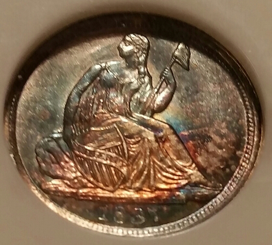 Toning-1837-Half-Dime