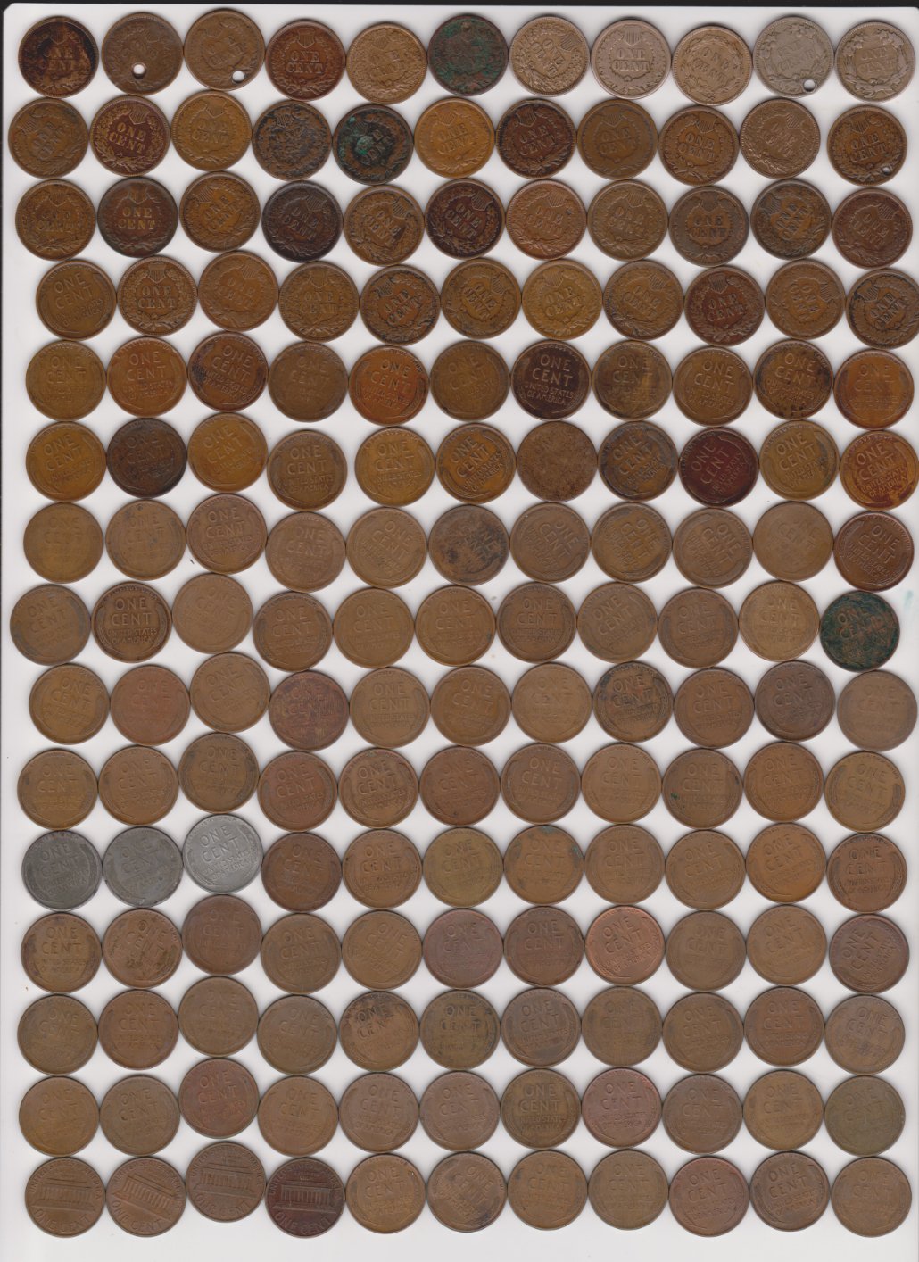 US-Cents-All-Different-1857-Date