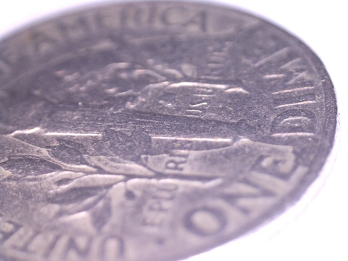 1967-Dime-W/Unknown-Image-On-Reverse,-Help!
