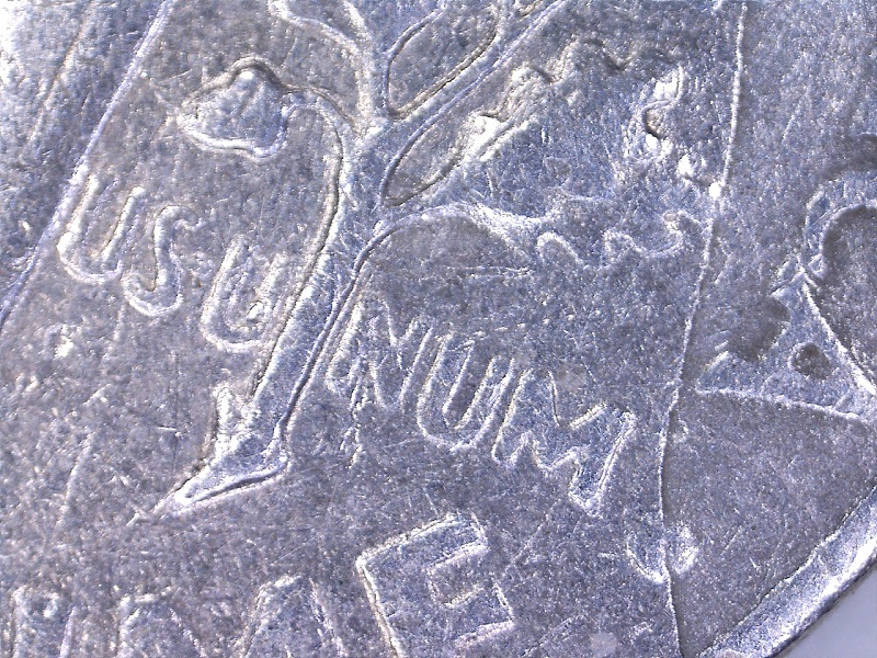 1967-Dime-W/Unknown-Image-On-Reverse,-Help!
