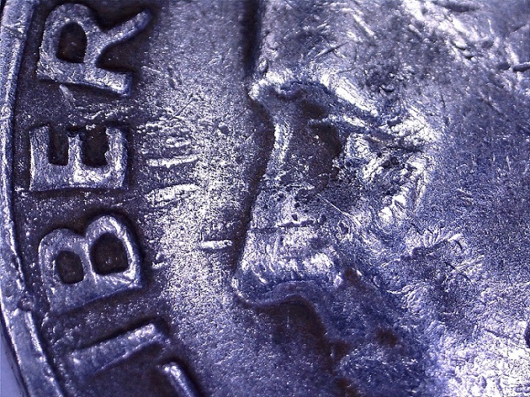1967-Dime-W/Unknown-Image-On-Reverse,-Help!