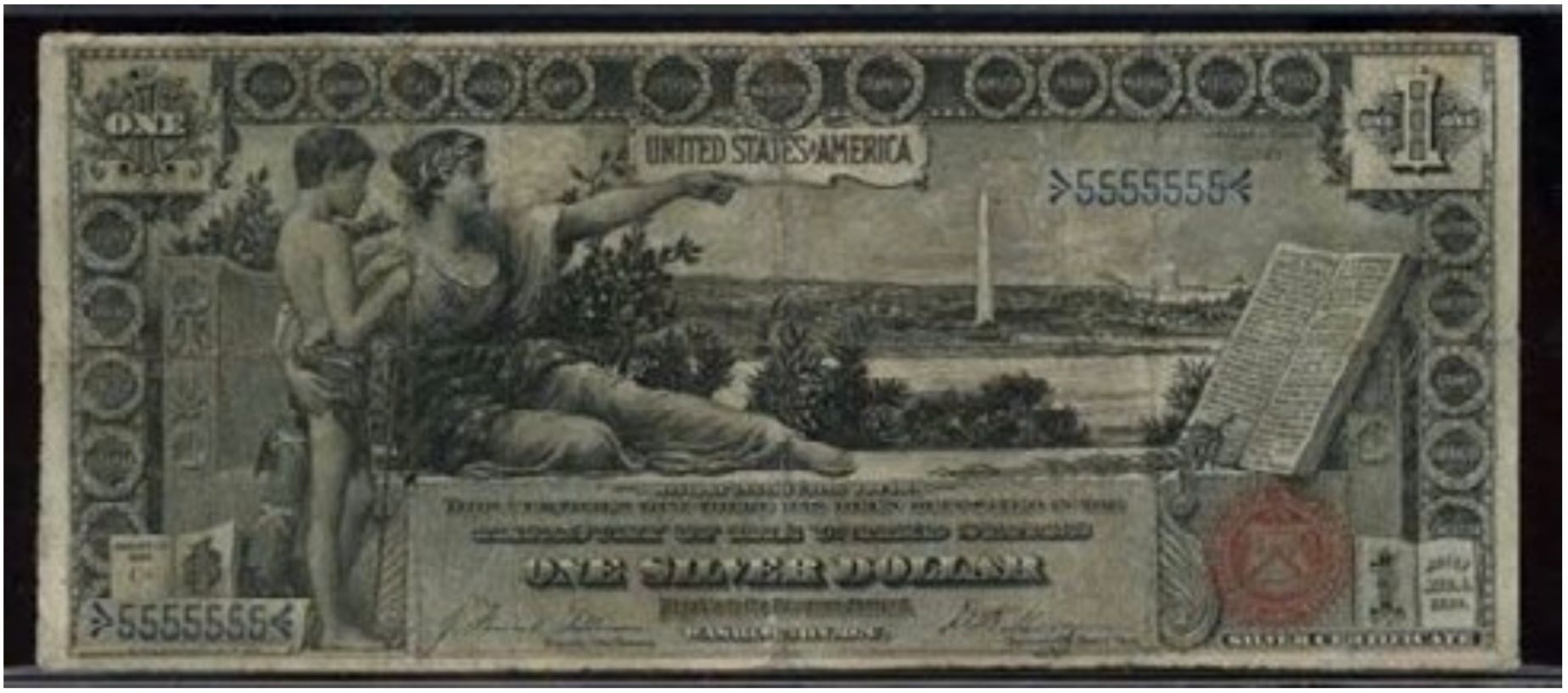 Radar-Star-North-Africa-&-7-In-A-Row-Educational-Silver-Certificates