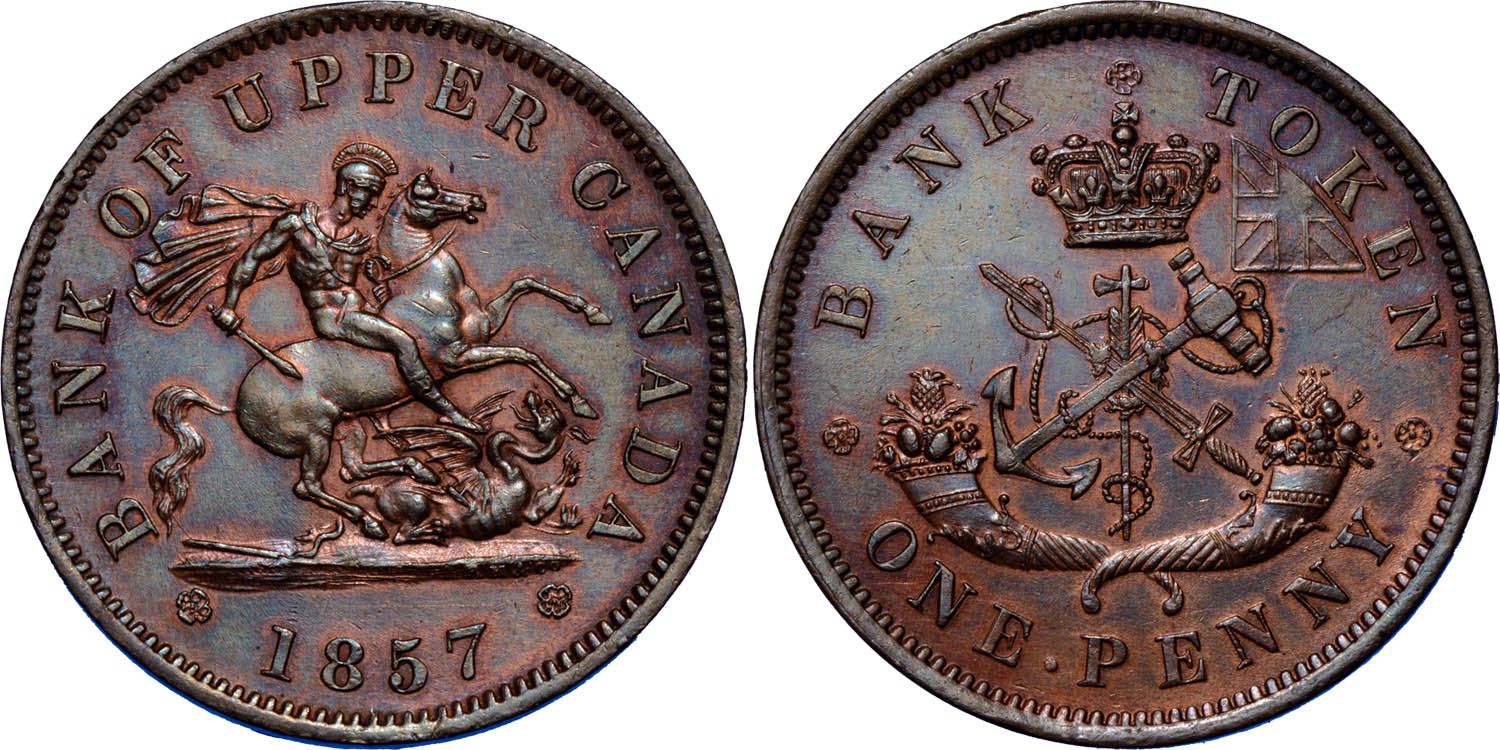 Canada,-Upper-Canada,-Penny,-1857,-Pls-Help-With-Identification-Of-Variety