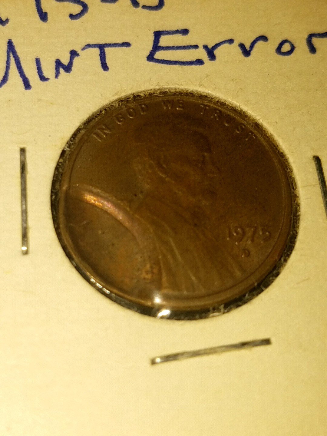 1975-Penny-Error?-And-1976-Penny-Strange-Color-And-Weight