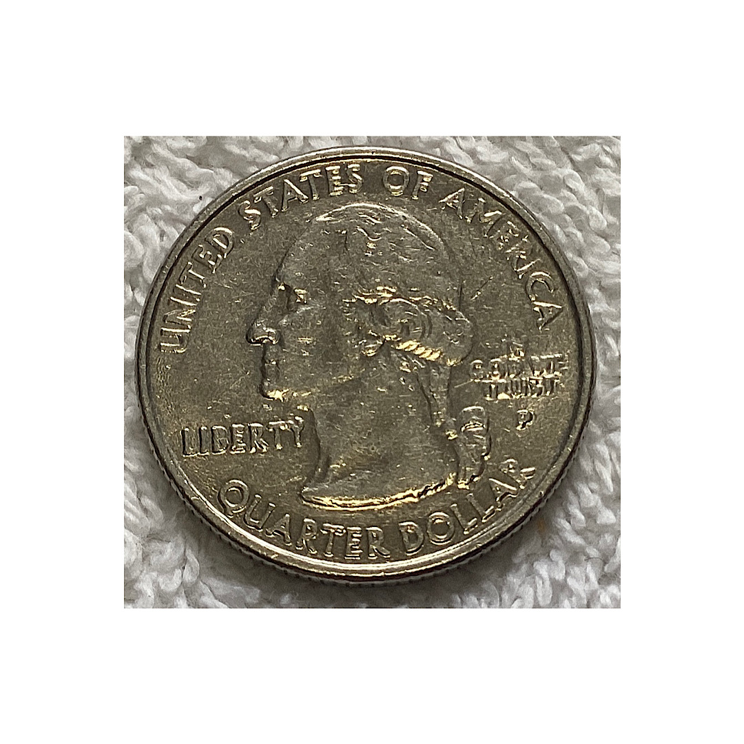 2000-Virginia-Quarter-Cladding-Error-On-Obverse?