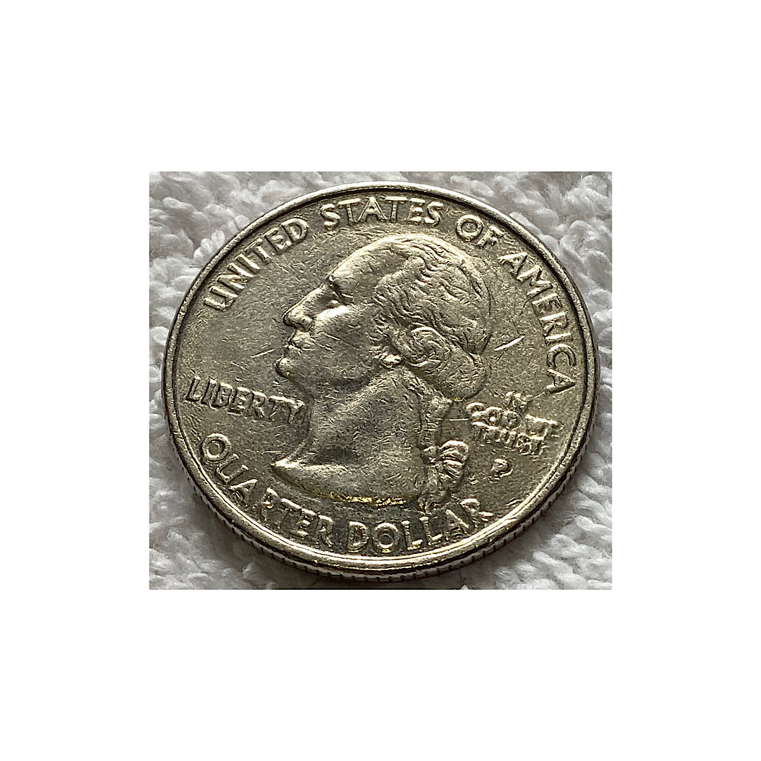 2000-Virginia-Quarter-Cladding-Error-On-Obverse?