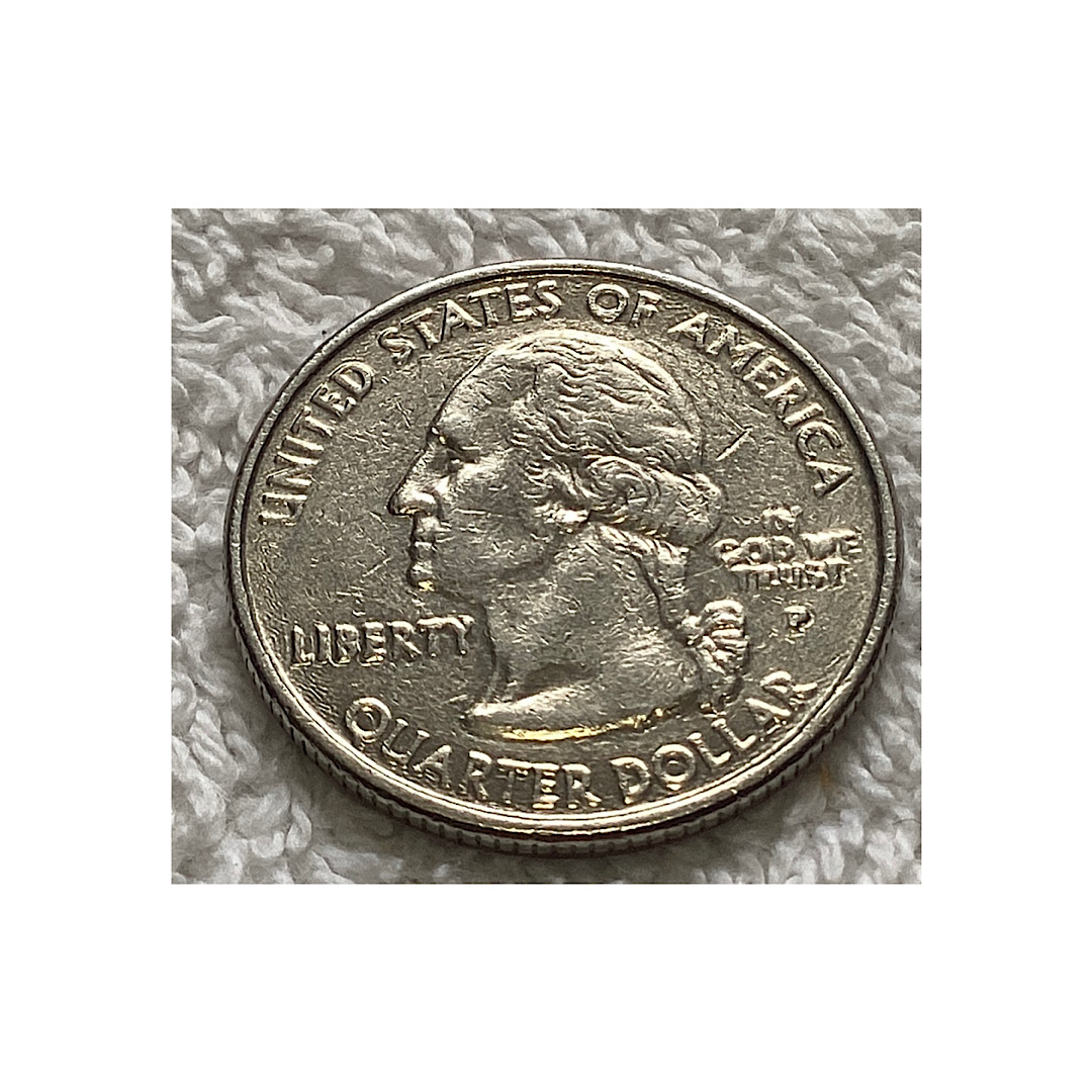 2000-Virginia-Quarter-Cladding-Error-On-Obverse?