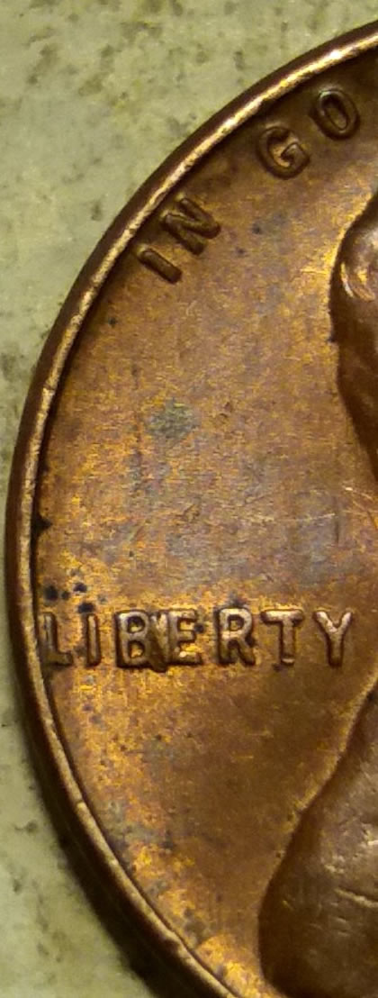 1957-Penny-Libierty-Die-Break-Wondering-A-Value-On-Such-A-Error?