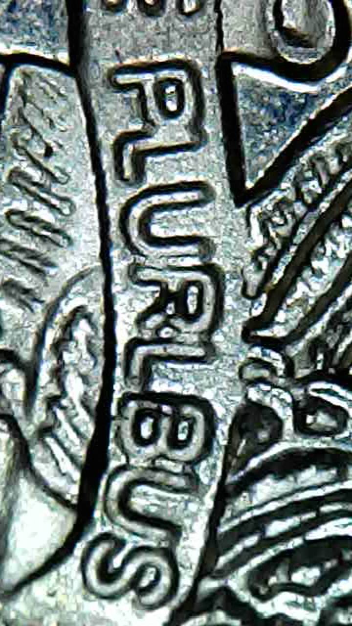 Pluribus-Spelled-Wrong-On-2000-Silver-Dollar,-L-Instead-Of-I?-Possible-Missing-Arrow-Stems?