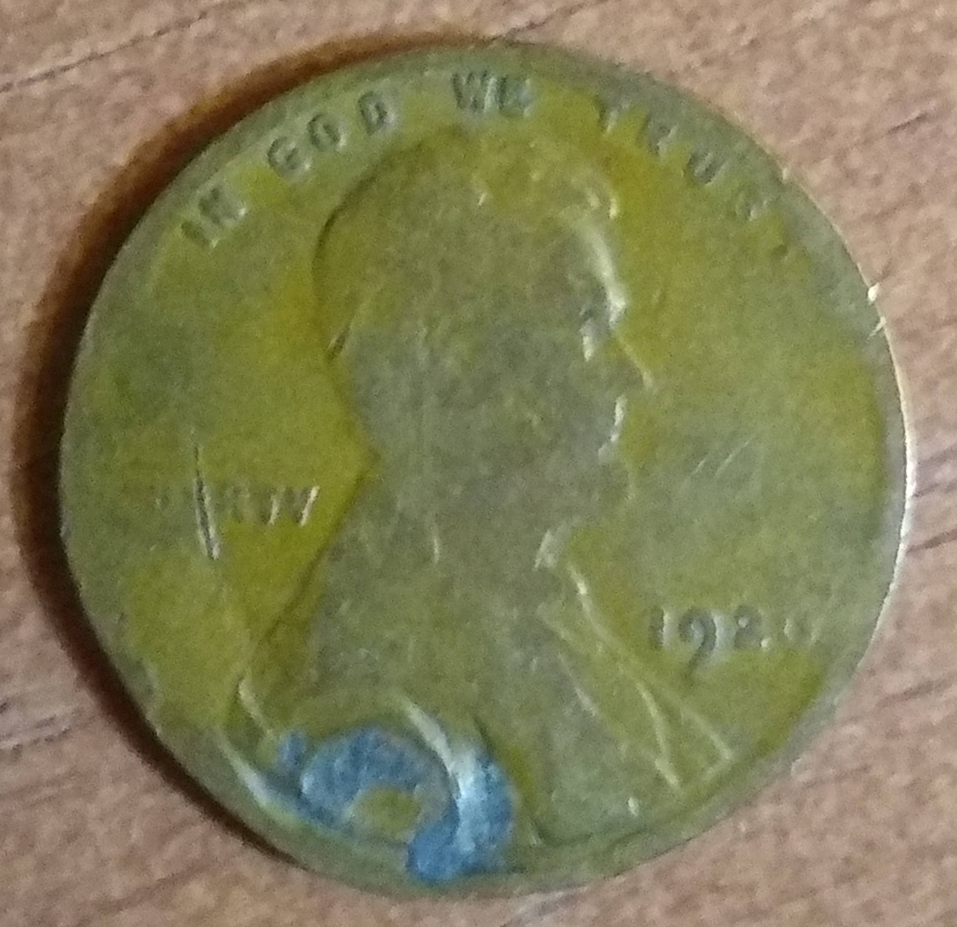1920-Lincoln-Cent---Need-Help-Identifying-Error--Struck-Through,-Die-Damage