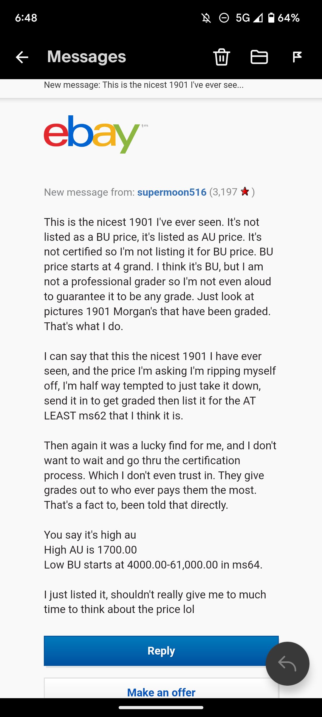 1901-Morgan-What-Would-You-Guess-The-Grade-Is?
