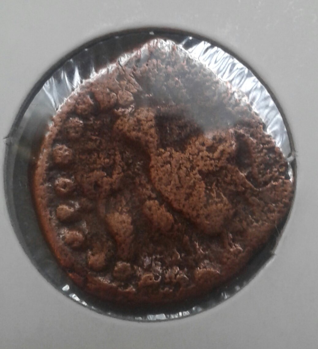 One-Ancient-And-One-1800-S-Indian-Coins?-Id:-Gwalior