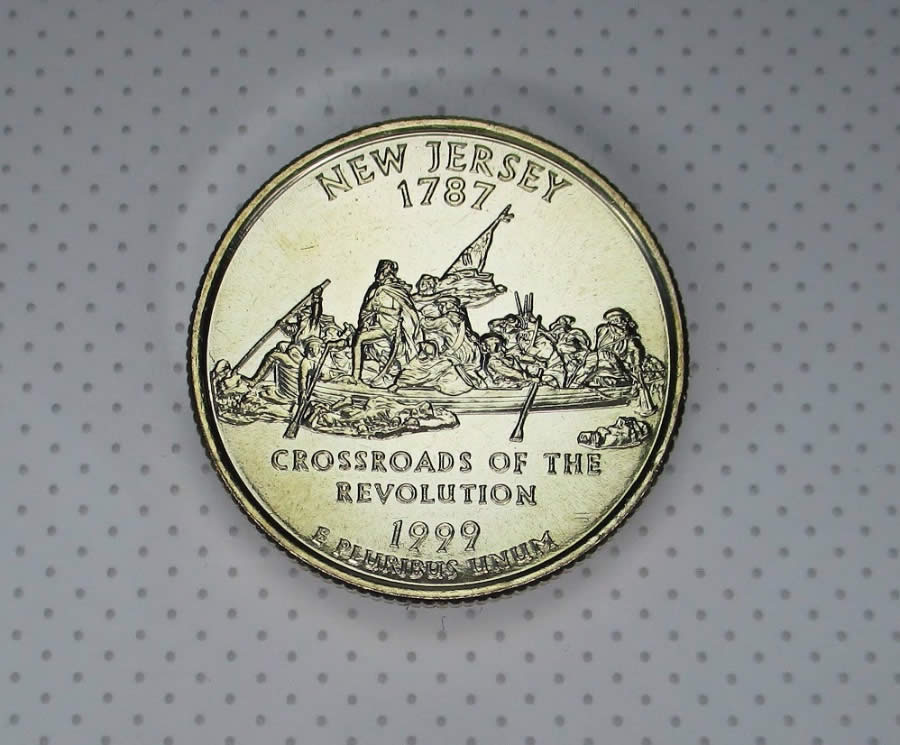1999-P-NJ-Quarter,-Interestingly-Shiny
