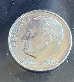 Showing-Off-My-New-1957-And-1964-Dimes