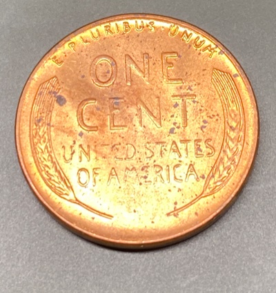 1957-D-Wheat-Cent---Help-With-Spotting-On-Lustrous-Finish