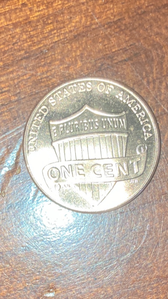2019-P-Lincoln-Error-Cent.-Lamination-On-Back-Of-Neck.