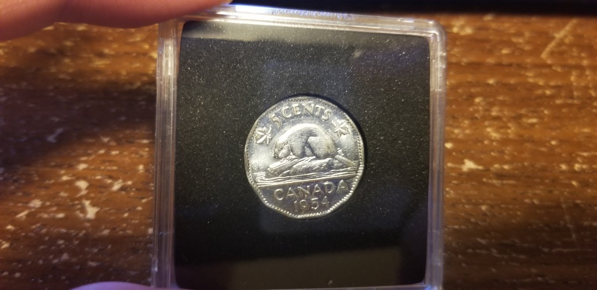 Canadian-SF-1954-5-Cent-Nickel.-Can-It-Be-Missing-Chrome?