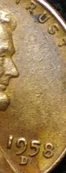 1958-D-LWC/Brass?-Foreign-Planchet?