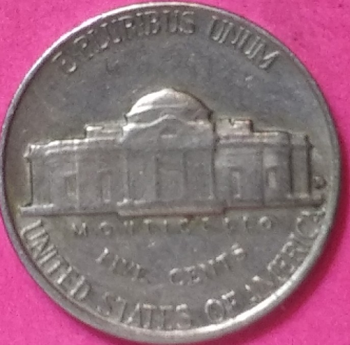 1962-D-Jefferson-Nickel-D/S