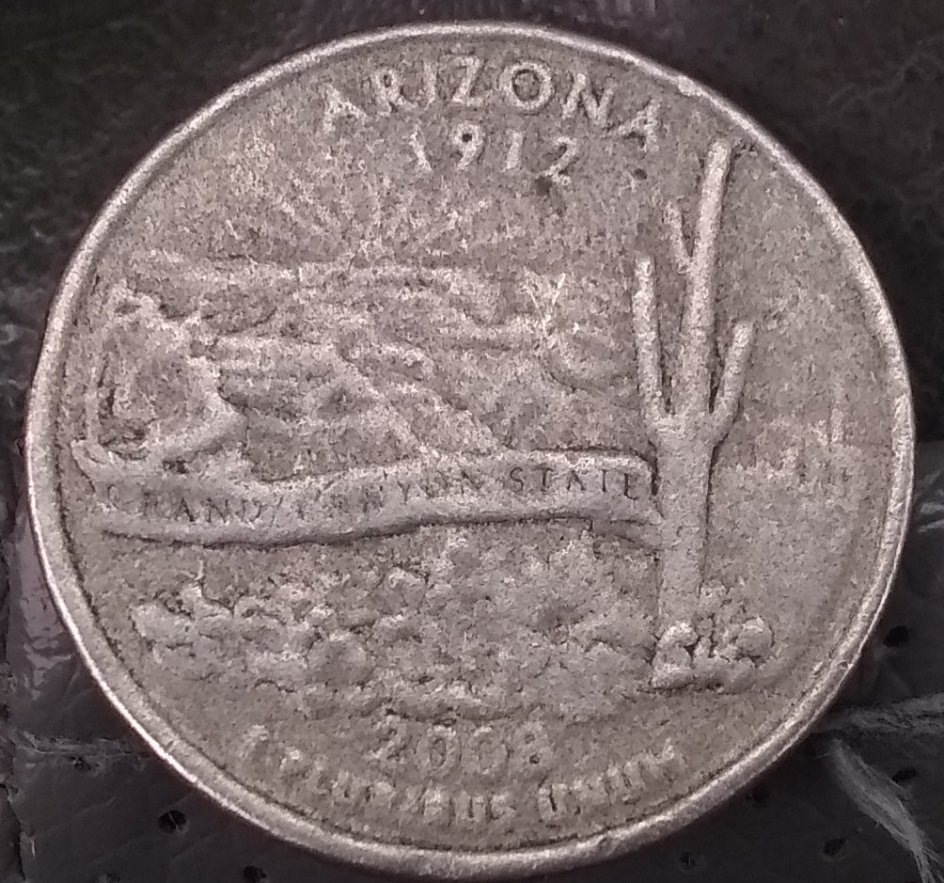 2008-P-Washington-Quarter/Melted-Appearance