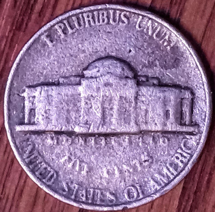 1988-D-Jefferson-Nickel-/-Wrong-Planchet?