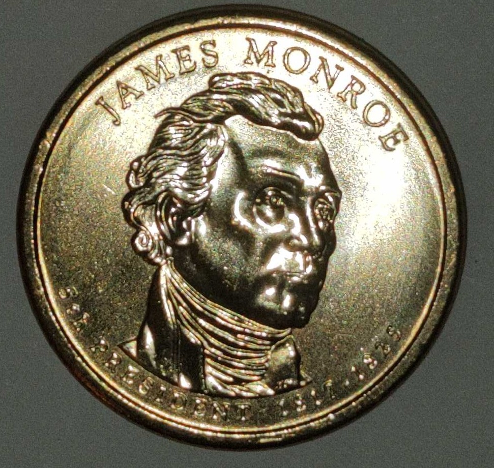 James-Monroe-Gold-$1-Presidential-Coin-Off-Center-Error?