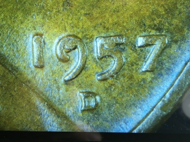 1957-D-Wheat,-Multiple-Anomaly's,-Please-Help-Identify.