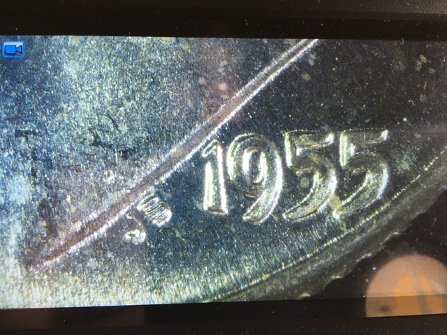 1955-Dime,-Unc.,-Unknown-Line-Through-Hair-Field?