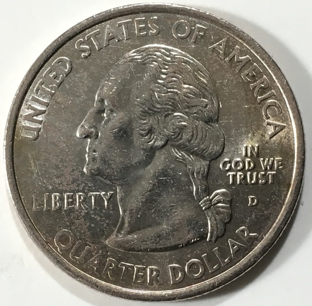 2002-D-TN-Quarter,-Strange-Coloring-On-Both-Sides,-Is-Planchet-Defective?