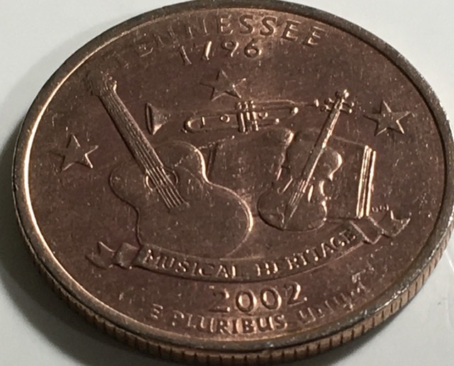 2002-D-TN-Quarter,-Strange-Coloring-On-Both-Sides,-Is-Planchet-Defective?