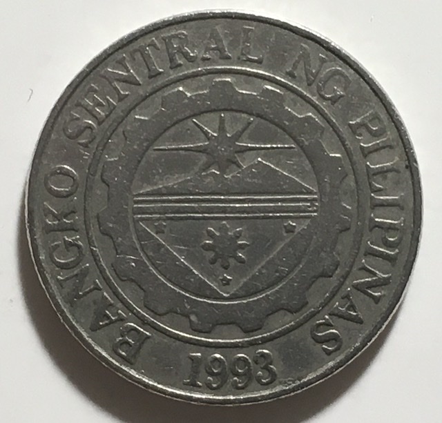 Republika-Ng-Pilpinas-1-Piso-Coin,-OBV-1996,-REV-1993-Why-2-Dates?