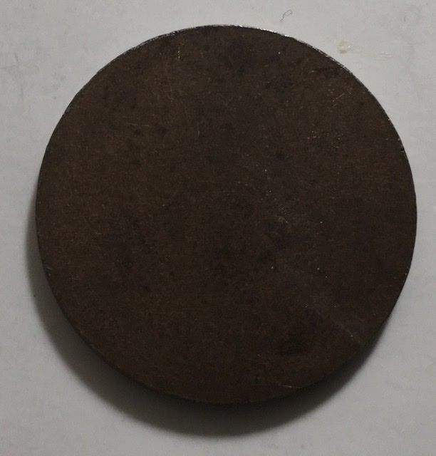 Unk-Coin-Blank,-Copper-In-Color,-Strongly-Magnetic